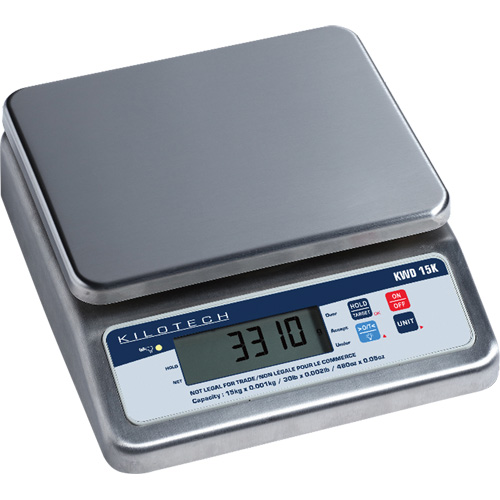 Bench Weighing Scale, 30 kg Cap., 2 g Graduations Checker Industrial Ltd.
