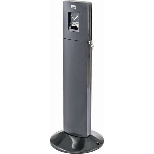 Metropolitan Smokers' Station, Free-Standing, Stainless Steel, 1.6 US gal. Capacity, 42-4/5" Height Checker Industrial Ltd.