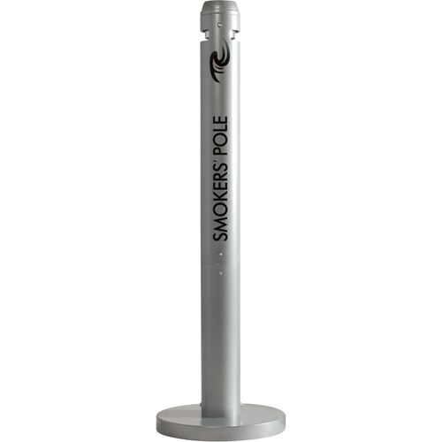 Cendriers Smokers' Pole, Sur pied, Aluminium, Hauteur 41" Checker Industrial Ltd.