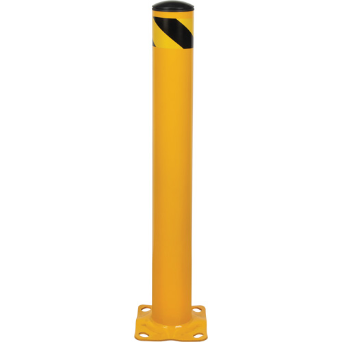 Butoir, Acier, 36" h x 4-1/2" la, Jaune Checker Industrial Ltd.