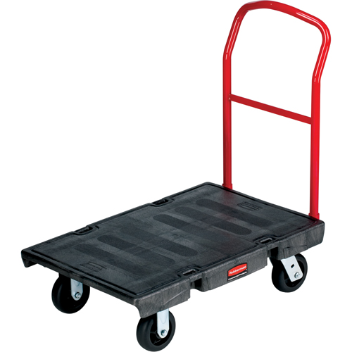 Heavy-Duty Platform Truck, 48" L x 24" W, 1200 lbs. Cap., Pneumatic Wheels Checker Industrial Ltd.