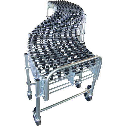 Expandable/Flexible Conveyors, 30" W x 23' 2" L, 226 lbs. per lin. ft. Capacity Checker Industrial Ltd.