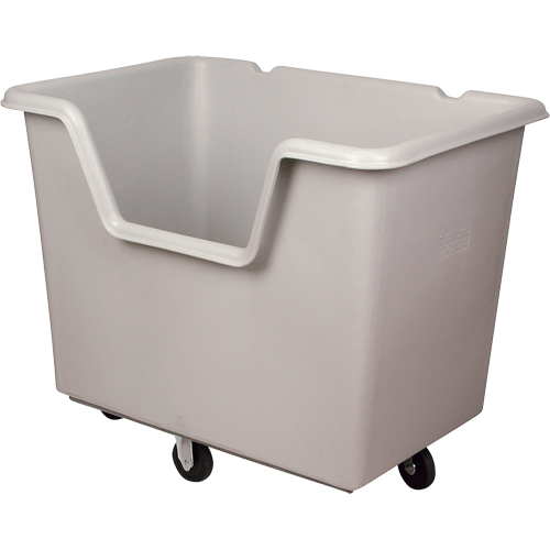 Starcart Easy-Access Box Truck, Polyethylene, 46" L x 31" W x 49" H, 24 cu. ft. Volume, 900 lbs. Capacity Checker Industrial Ltd.