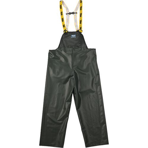 Journeyman Chemical Resistant Rain Bib Pants, Large, Green, Polyester/PVC Checker Industrial Ltd.