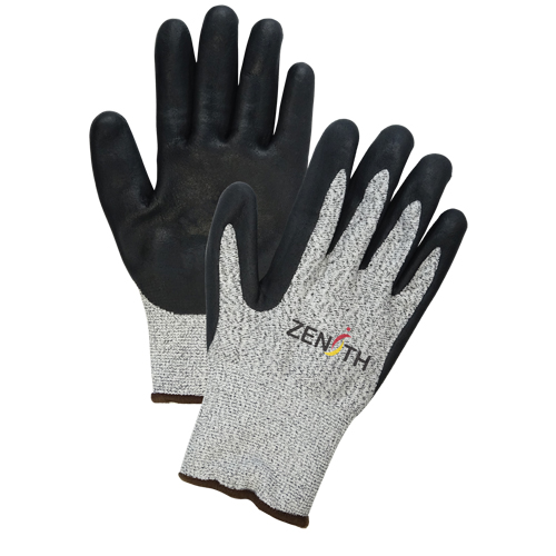 Gants &eacute;lastiques sans coutures r&eacute;sistants &agrave; la coupe pour temp&eacute;ratures froides, Taille 2T-Grand/11, Calibre 13, Rev&ecirc;tement Mousse de nitrile, Enveloppe en PEHP, ASTM ANSI niveau A4 Checker Industrial Ltd.