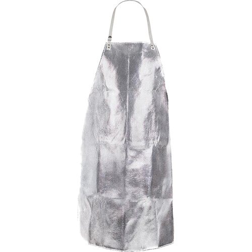 Heat Resistant Apron with Strap, 24" W x 42" L, Aluminized Kevlar&reg; Checker Industrial Ltd.