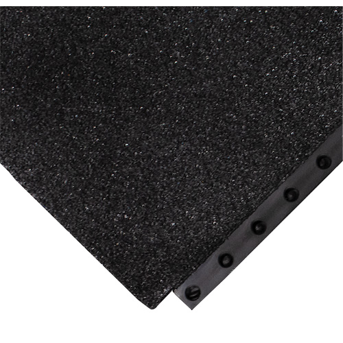 24/Seven&reg; Locksafe&reg; Anti-Fatigue Mat, Textured, 3' x 3' x 5/8", Black, Nitrile Checker Industrial Ltd.
