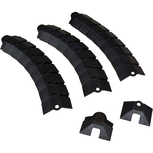 Grand Ultra-Sidewinder Cable Protection System avec capuchons, 34" x 13,6" x 2,1", 260 lb (0,13 tonnes) Checker Industrial Ltd.