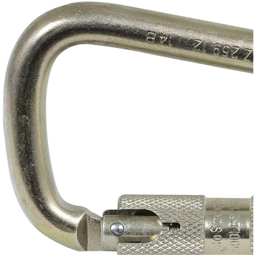 CP-03015-1 Zinc Plated Carabiner with 1" Gate Opening, Steel Checker Industrial Ltd.