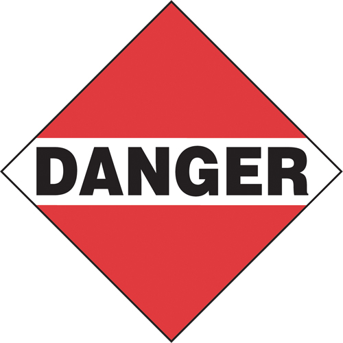 Plaque-&eacute;tiquette TMD danger chargement commun, Carton Checker Industrial Ltd.