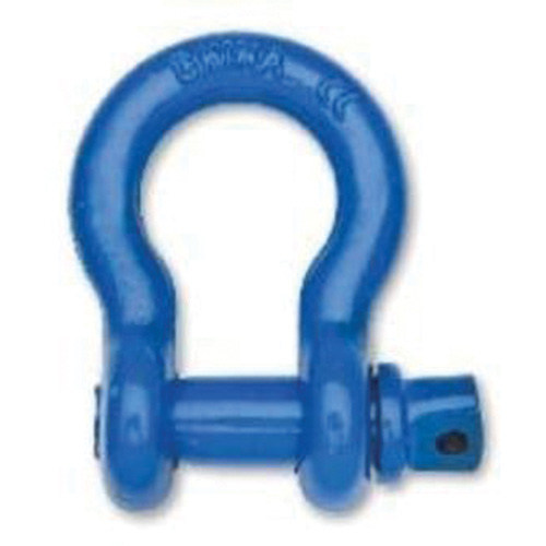 Farm Clevis Anchor Shackle, 1-1/8", Screw Pin, Coated Checker Industrial Ltd.