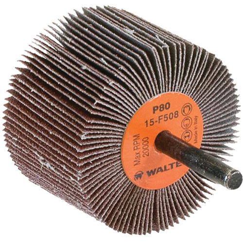 Flap Wheels-Coolcut Flap Wheels, Aluminum Oxide, 80 Grit, 2-1/2" x 1-1/2" x 1/4" Checker Industrial Ltd.