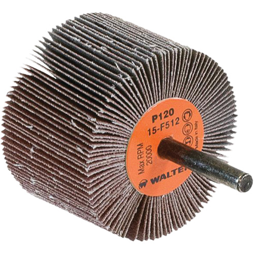 Flap Wheels-Coolcut Flap Wheels, Aluminum Oxide, 120 Grit, 2-1/2" x 1-1/2" x 1/4" Checker Industrial Ltd.