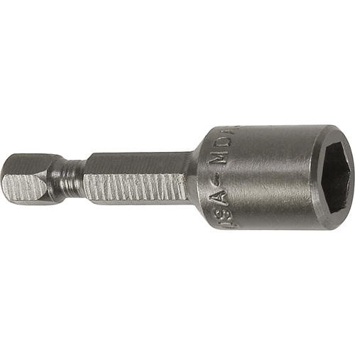 Nutsetter For Metric Sheet Metal Screws, 8 mm Tip, 1/4" Drive, 44.5 mm L, Magnetic Checker Industrial Ltd.