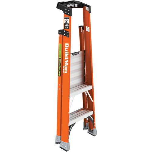 Safespace Platform Step Ladder, 2', 300 lbs. Cap. Checker Industrial Ltd.