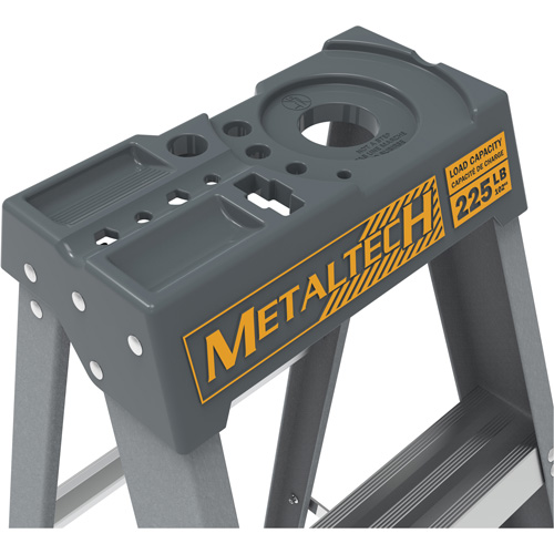 Step Ladder with Paint Tray, 6', Fibreglass, 225 lbs. Capacity, Type 2 Checker Industrial Ltd.