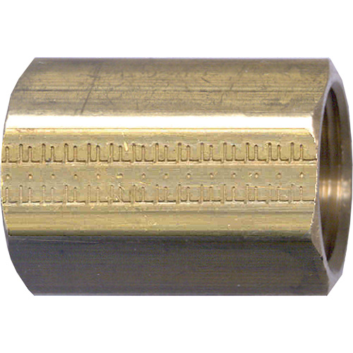 Pipe Coupling, Brass, 3/8" Checker Industrial Ltd.