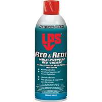 Red & Redi Multi-Purpose Red Grease, 16 oz., Aerosol Can Checker Industrial Ltd.