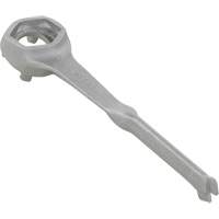 Single Ended Specialty Bung Nut Wrench, 1-1/2" Opening, 4-1/4" Handle, Non-Sparking Aluminum Checker Industrial Ltd.