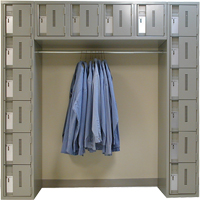Archettes Concorde Heavy Duty Lockers, 16 -tier, Bank of 3, 18" x 72" x 72", Steel Checker Industrial Ltd.