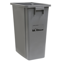 Recycling & Garbage Bin, Plastic, 16 US gal. Checker Industrial Ltd.