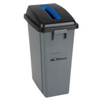 Recycling & Garbage Bin with Classification Lid, Plastic, 16 US gal. Checker Industrial Ltd.