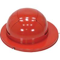Drum Waste Disposal Top, Dome Lid, Metal, Fits Container Size: 23-1/2" Dia. Checker Industrial Ltd.
