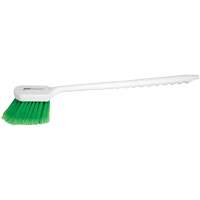 Long Handle Detail Brush, 20" L, PVC Bristles, Green Checker Industrial Ltd.