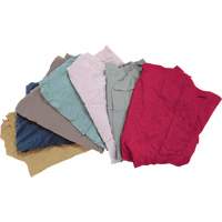 Recycled Material Wiping Rags, Fleece, Mix Colours, 10 lbs. Checker Industrial Ltd.