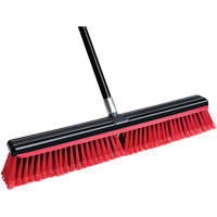 Squeegee Broom with Handle, 24", Medium, PVC Bristles Checker Industrial Ltd.