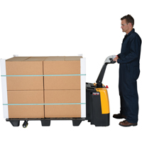 Transpalette &eacute;lectrique motoris&eacute;, Capacit&eacute; 3000 lb, 47" lo x 25" la Checker Industrial Ltd.