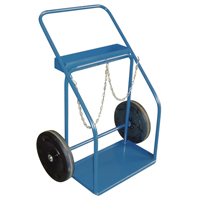 Gas Cylinder Carts, Rubber Wheels, 13" W x 25" L Base, 1000 lbs. Checker Industrial Ltd.
