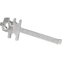 Drum Wrench, 3/4"/2" Opening, 9-1/2" Handle, Stainless Steel Checker Industrial Ltd.