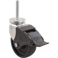 Emaxx RollX Wow Caster, Swivel with Brake, 4" (101.6 mm) Dia., 1200 lbs. (544.3 kg.) Capacity Checker Industrial Ltd.