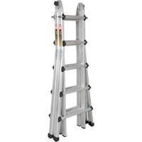 Telescoping Multi-Position Ladder, Aluminum, 300 lbs., CSA Grade 1A Checker Industrial Ltd.