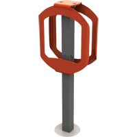 Bike Stop Bike Racks, Steel, 2 Bike Capacity Checker Industrial Ltd.