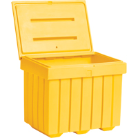 Economy Salt Sand Storage Container, 32" x 23" x 27-1/2", 10 cu. Ft., Yellow Checker Industrial Ltd.