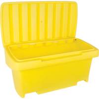 Heavy-Duty Outdoor Salt and Sand Storage Container, 24" x 48" x 24", 10 cu. Ft., Yellow Checker Industrial Ltd.