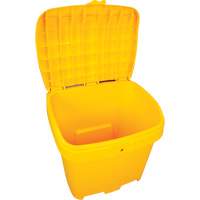 Salt & Sand Storage Bins, With Hasp, 21" x 27" x 26", 4.24 cu. ft., Yellow Checker Industrial Ltd.