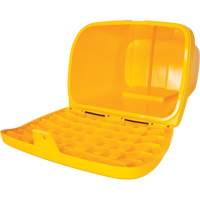 Salt & Sand Storage Bins, With Hasp, 21" x 27" x 26", 4.24 cu. ft., Yellow Checker Industrial Ltd.