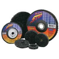 Bear-Tex&reg; Rapid Strip Non-Woven Quick-Change Disc, 2" Dia., Extra Coarse Grit, Silicon Carbide Checker Industrial Ltd.