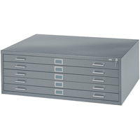 Steel Plan Files, 5 Drawers, 40-3/8" W x 29-3/8" D x 16-1/2" H Checker Industrial Ltd.