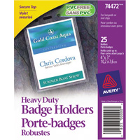 &eacute;tui robuste pour badge Checker Industrial Ltd.
