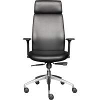 Activ Series High Back Executive Chair, Polyurethane/Vinyl, Black, 275 lbs. Capacity Checker Industrial Ltd.