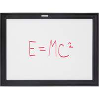 Black MDF Frame Whiteboard, Dry-Erase/Magnetic, 24" W x 18" H Checker Industrial Ltd.