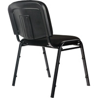Chaises empilables, Tissu, Hauteur 32", Capacit&eacute; 250 lb, Noir Checker Industrial Ltd.