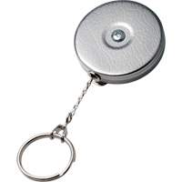 Original Series Retractable Keychain, Chrome, 24" Cable, Belt Clip Attachment Checker Industrial Ltd.
