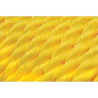 Braided Yellow Rope, Polypropylene, 300' Checker Industrial Ltd.