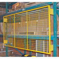 Grilles de protection arri&egrave;re pour palettier, 96" la x 48" h, Ferrures de 6" Checker Industrial Ltd.