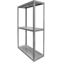 Heavy-Duty Shelving, Steel, Bolted, 3000 lbs. Capacity, 36" W x 72" H x 18" D Checker Industrial Ltd.